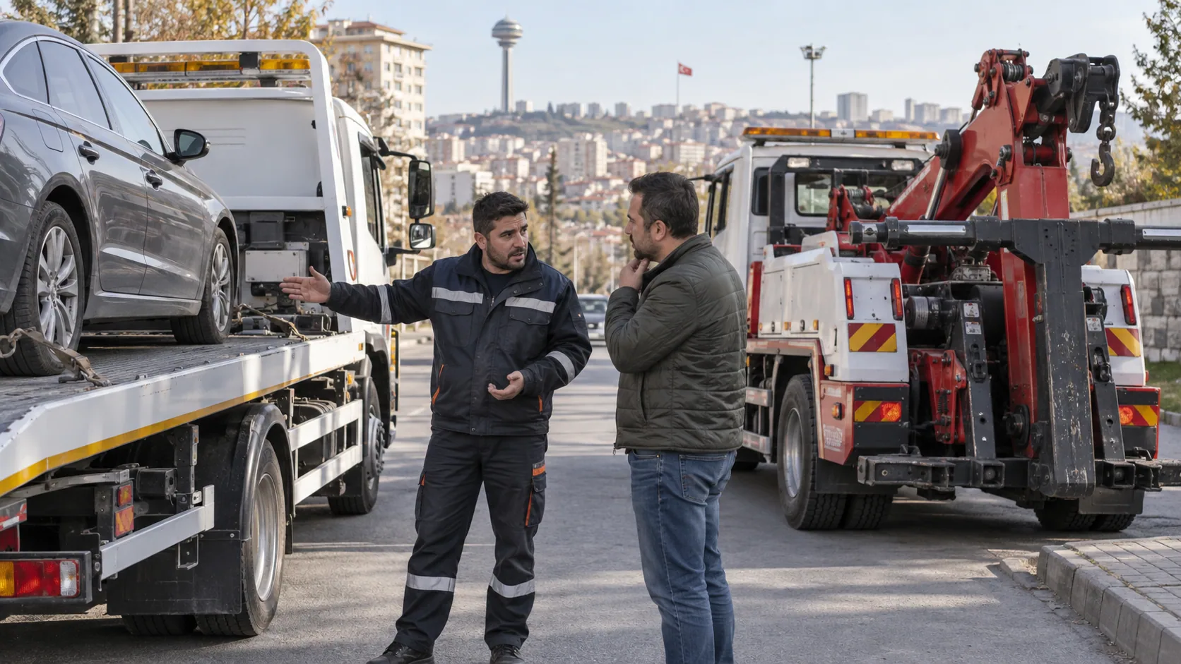 Oto çekici ile oto kurtarma arasındaki fark nedir? konusunu anlatan çekici ve yol yardım rehberi kapağı